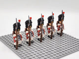 Swiss Grenadier Block Figures Set of 5pcs
