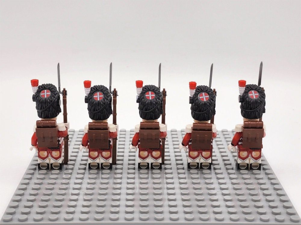 Swiss Grenadier Block Figures Set of 5pcs