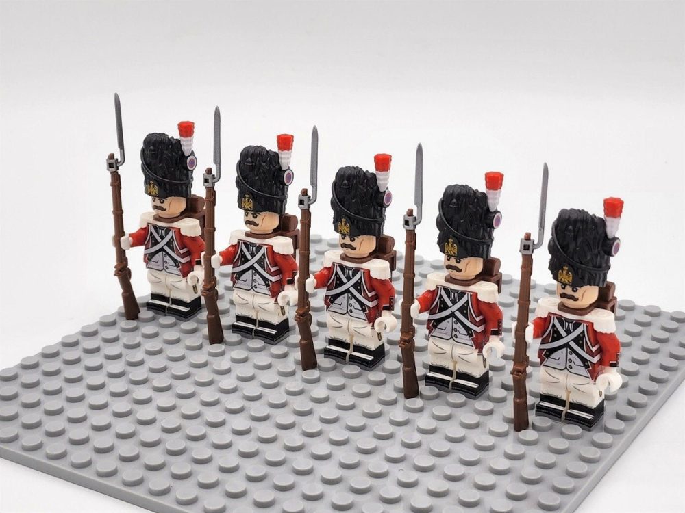 Swiss Grenadier Block Figures Set of 5pcs