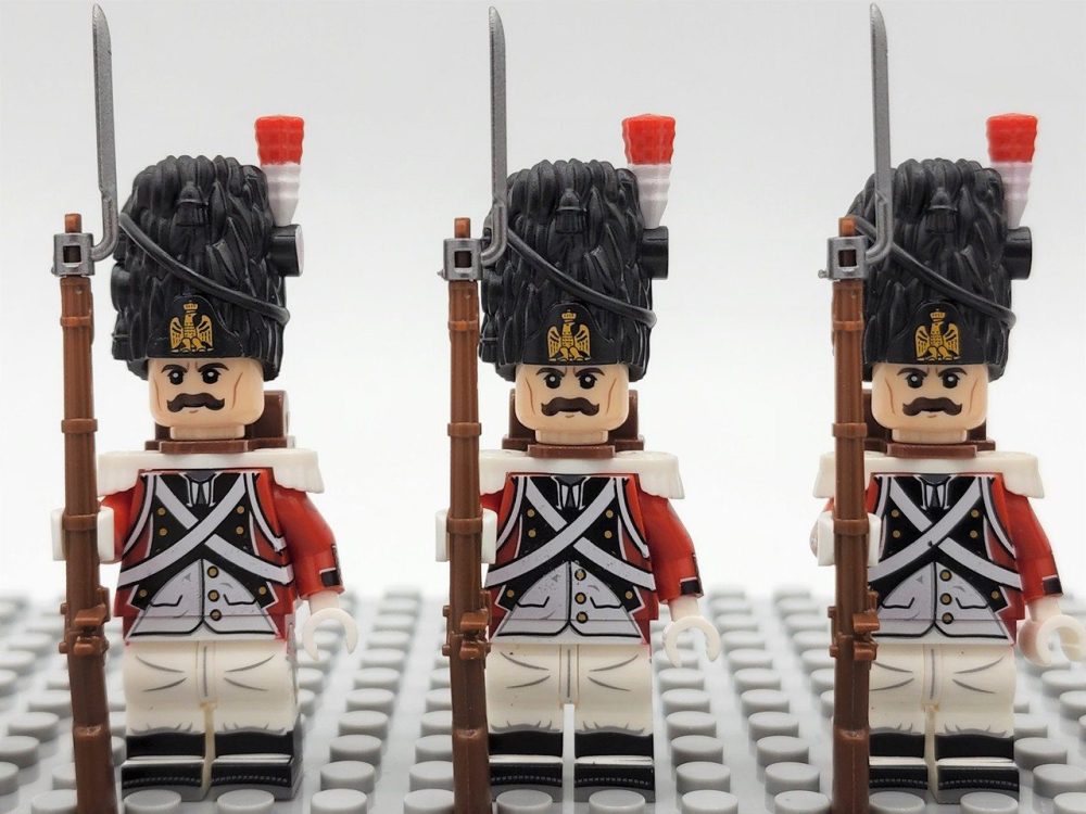 Swiss Grenadier Block Figures Set of 5pcs
