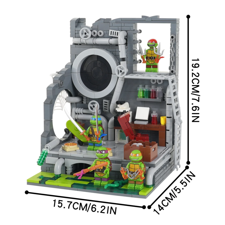 Teenage Mutant Ninja Turtles Sewer Lair MOC Set