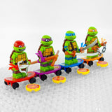 Teenage Mutant Ninja Turtles Block Figures Set of 4pcs