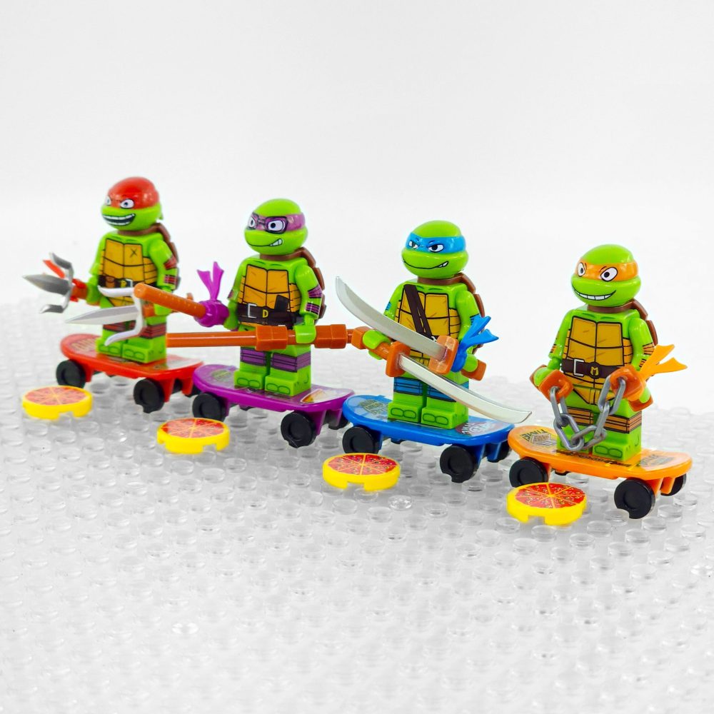 Teenage Mutant Ninja Turtles Block Figures Set of 4pcs