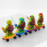 Teenage Mutant Ninja Turtles Block Figures Set of 4pcs