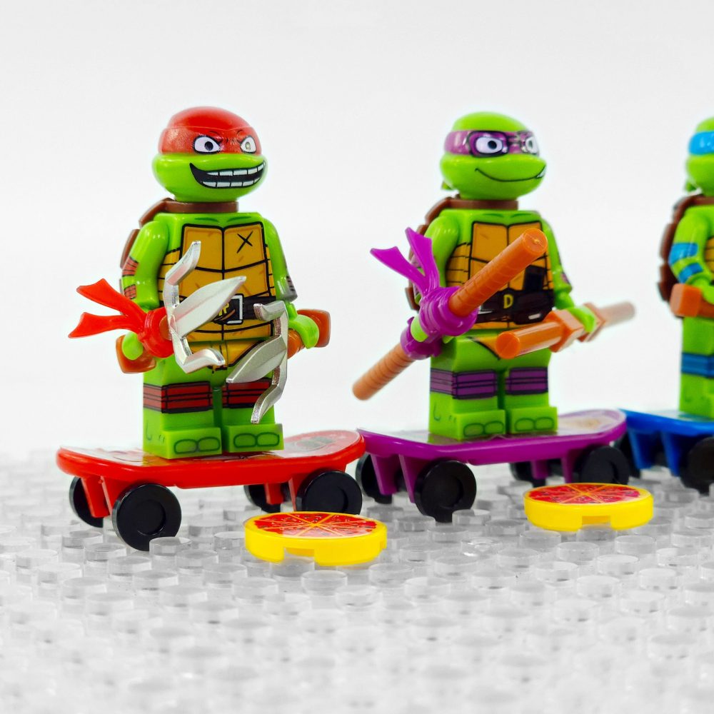 Teenage Mutant Ninja Turtles Block Figures Set of 4pcs