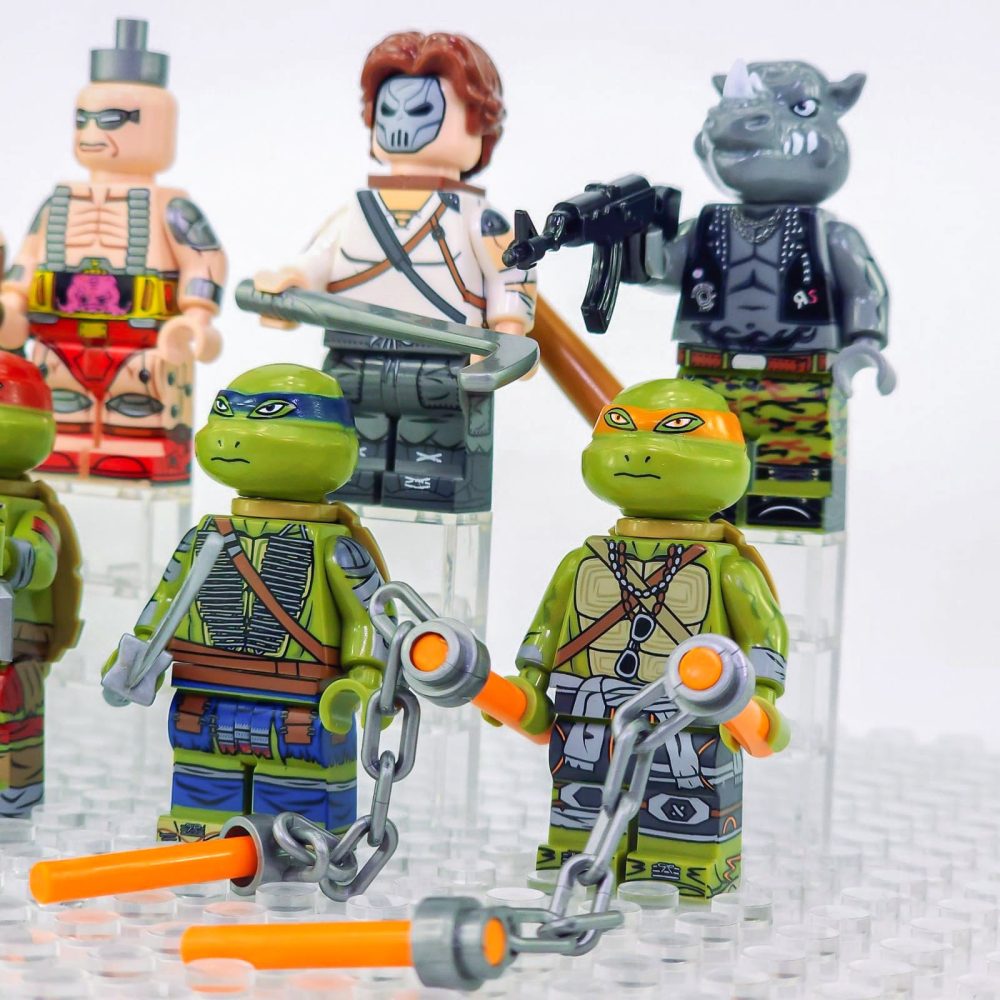 Teenage Mutant Ninja Turtles Block Figures Set of 8pcs