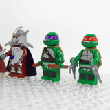 Teenage Mutant Ninja Turtles Splinter Shredder Block Figures Set