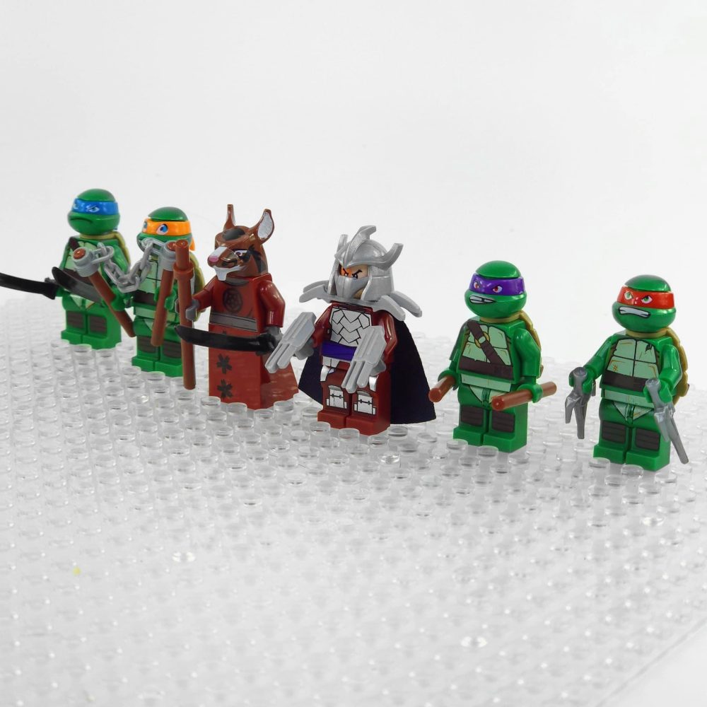 Teenage Mutant Ninja Turtles Splinter Shredder Block Figures Set