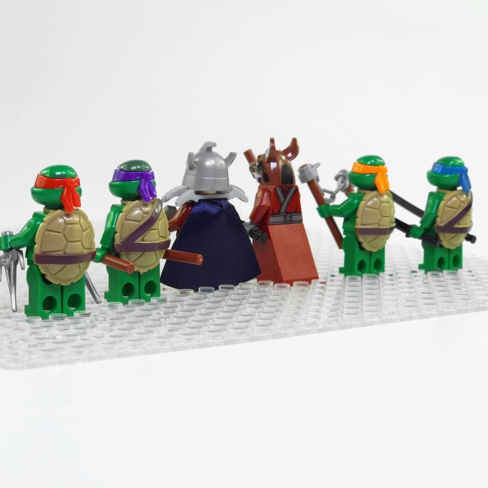 Teenage Mutant Ninja Turtles Splinter Shredder Block Figures Set