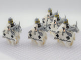 Teutonic Knight Riders Block Figures Set