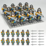 The Dauphin Charles V French Castle Knights Block Figures Set of 12pcs