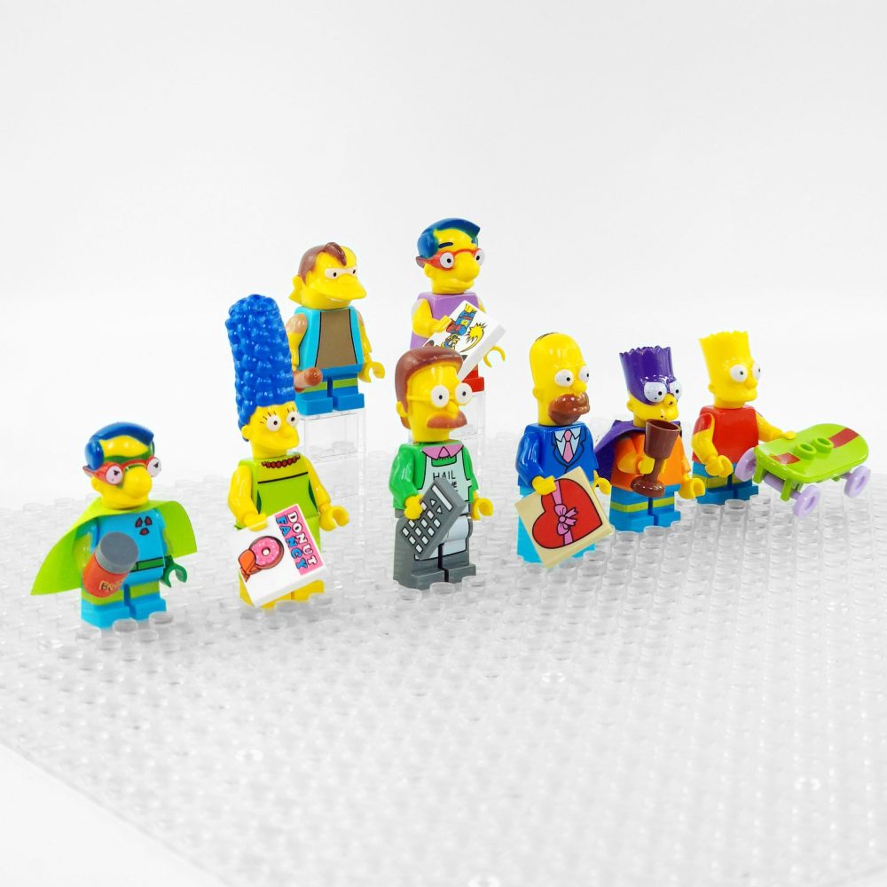 The Simpsons TV Series Block Figures Set