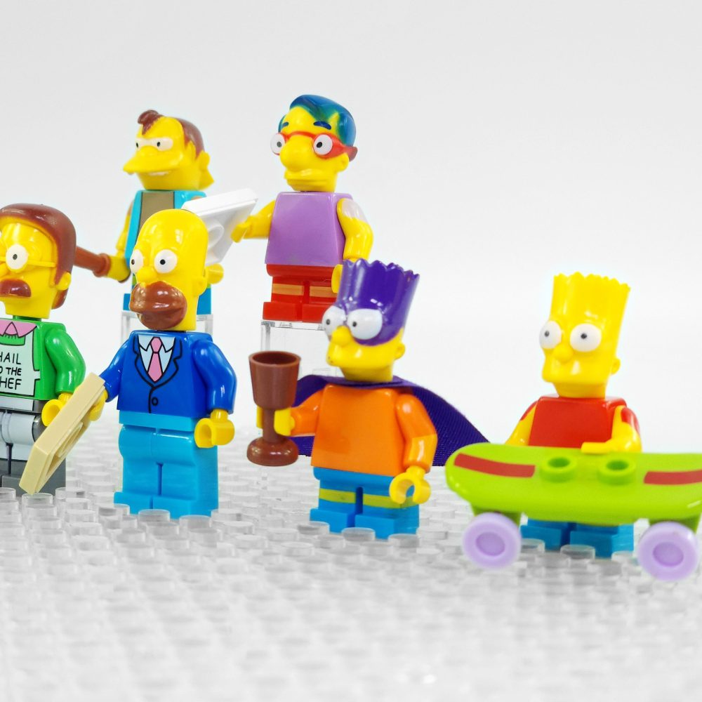 The Simpsons TV Series Block Figures Set