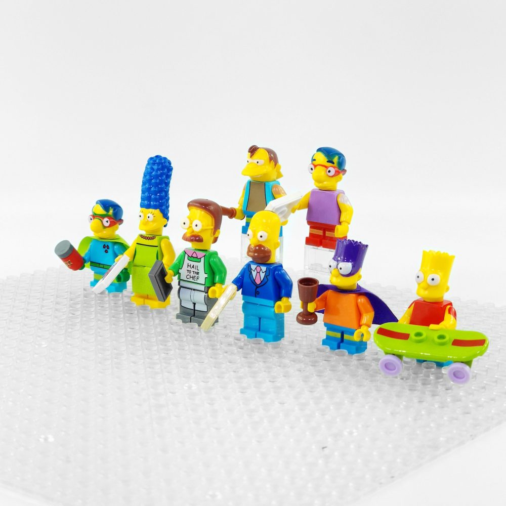 The Simpsons TV Series Block Figures Set
