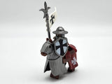 Tripoli Mounted Knights & Armored Warhorse Block Figures Set