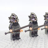 War of the Roses House of Lancaster Swordsman Block Figures