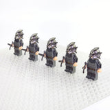 War of the Roses House of Lancaster Swordsman Block Figures