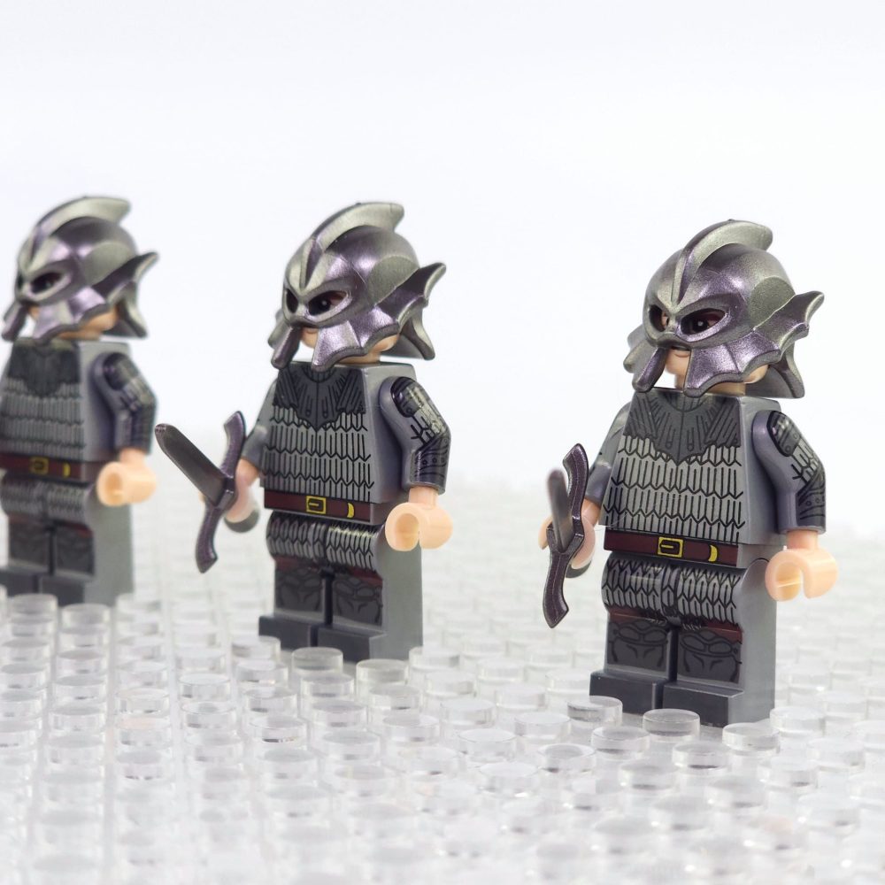War of the Roses House of Lancaster Swordsman Block Figures