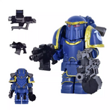 Warhammer Space Marine Mk III Iron Power Armour Block Figures Set