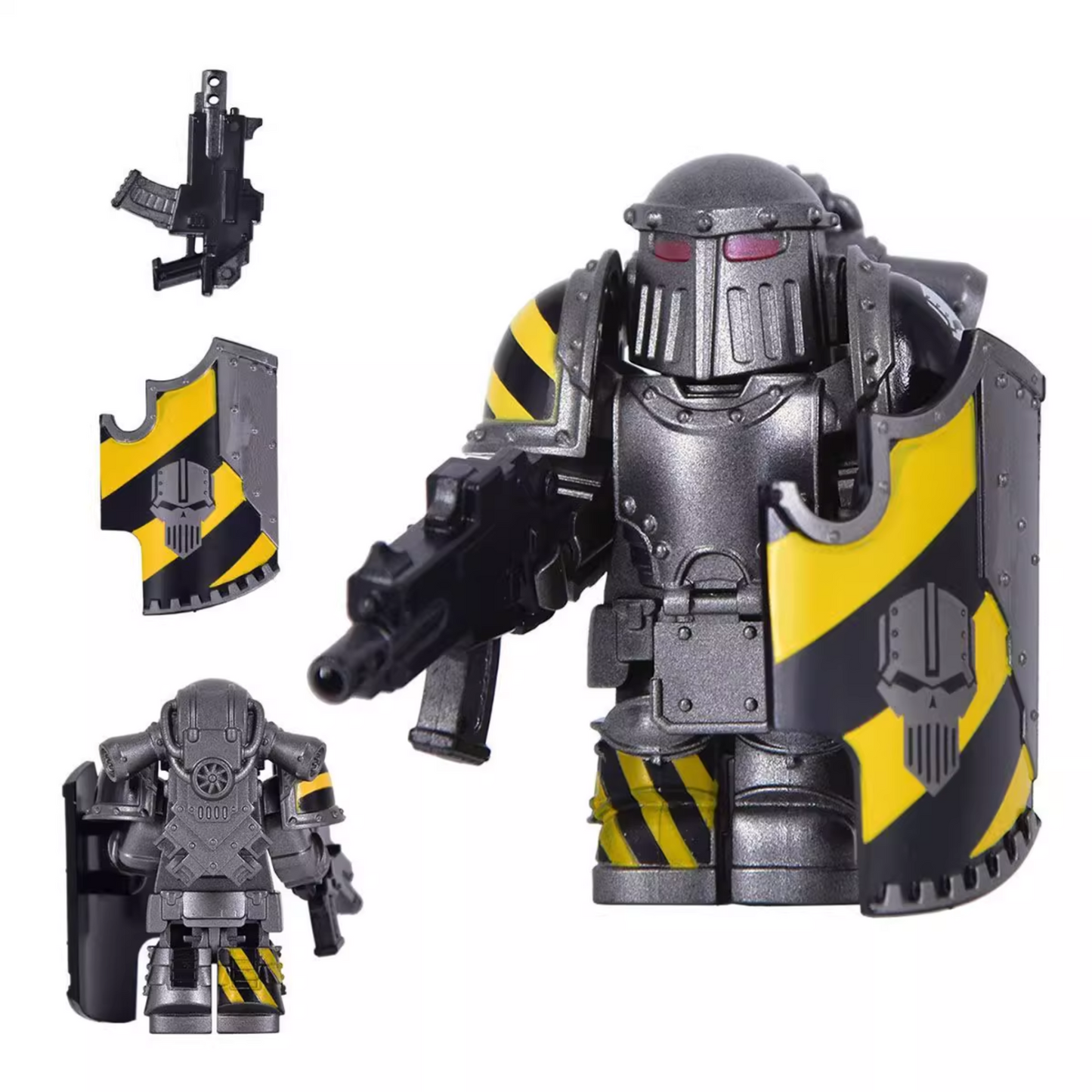Warhammer Space Marine Mk III Iron Power Armour Block Figures Set