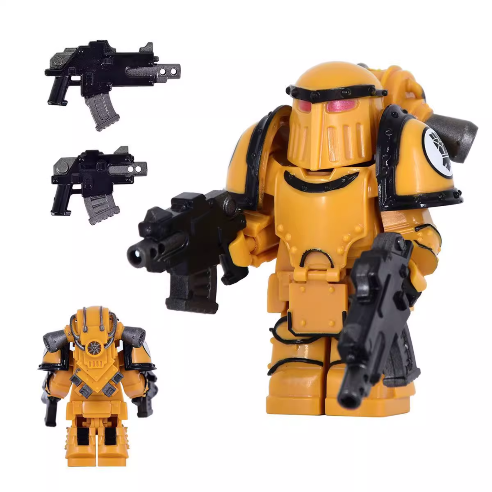 Warhammer Space Marine Mk III Iron Power Armour Block Figures Set