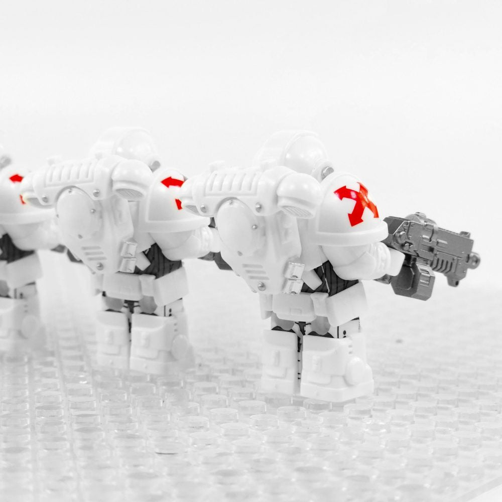 White Scars Space Marines Block Figures Set