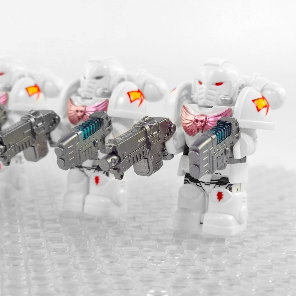 White Scars Space Marines Block Figures Set