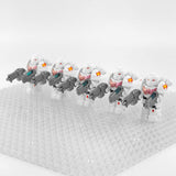 White Scars Space Marines Block Figures Set