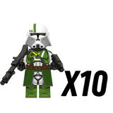 Space War Theme Doom’s Unit Heavy Jetpack Clone Troopers Block Figures Set