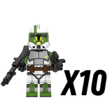 Space War Theme Doom’s Unit Phase 2 Assault Clone Troopers Block Figures Set
